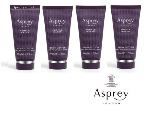 Asprey London Purple Water Body Lotion set of 4 - Spa-llywood.com